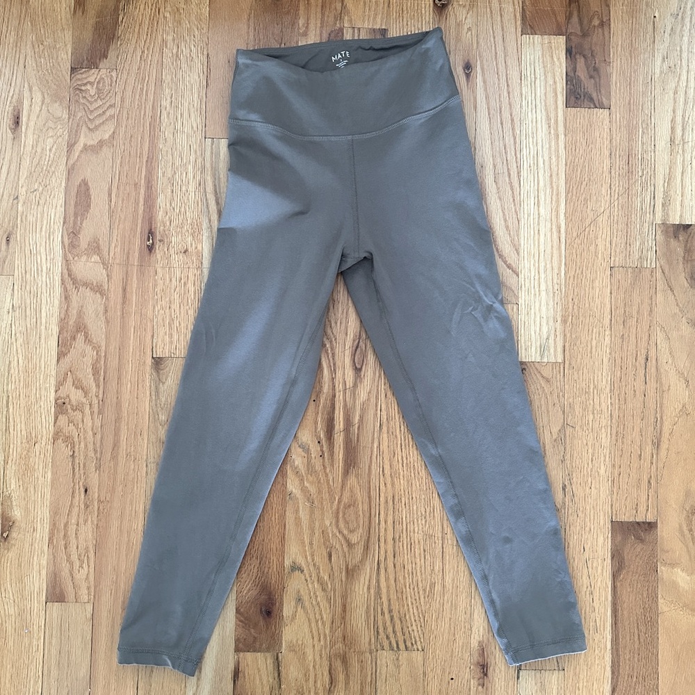 Mate the Label organic stretch midi leggings size small